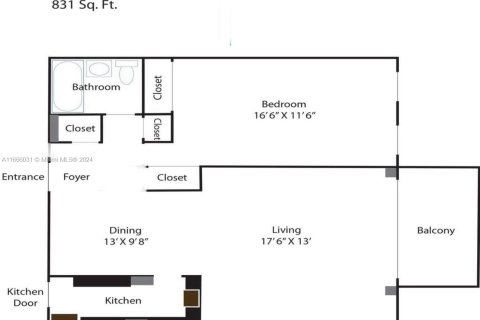 Condo in Miami, Florida, 1 bedroom  № 1394758 - photo 6