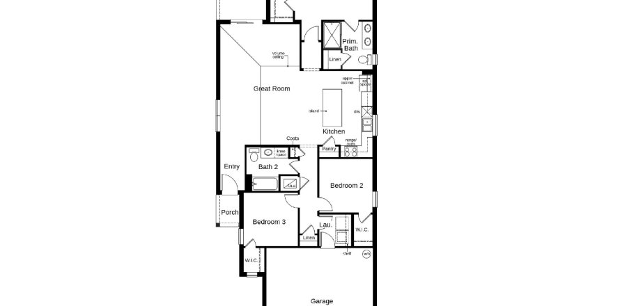 House floor plan «330 Preserve Pointe Blvd», 3 rooms in Preservation Pointe