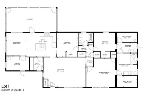 Купить виллу или дом в Орландо, Флорида 8 комнат, 160.54м2, № 1422406 - фото 27