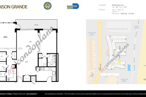 Condominio en venta en Miami Beach, Florida, 2 dormitorios, 112.04 m2 № 1292514 - foto 4