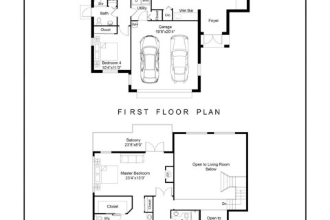 Купить виллу или дом в Юпитер, Флорида 4 спальни, 222.59м2, № 970393 - фото 1