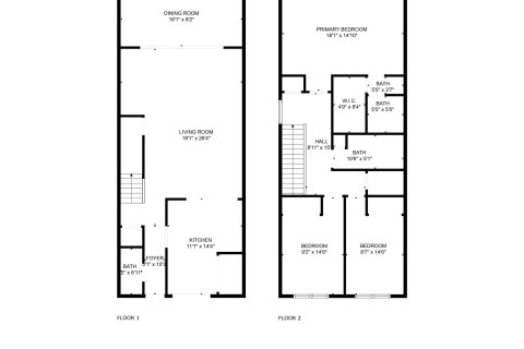 Townhouse in Sunrise, Florida 3 bedrooms, 153.85 sq.m. № 1228609 - photo 1