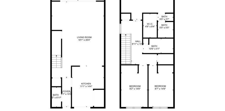 Adosado en Sunrise, Florida 3 dormitorios, 153.85 m2 № 1228609