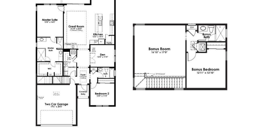 House floor plan «House», 3 bedrooms in Cresswind Lakewood Ranch