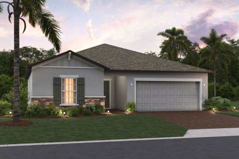 House in Hilltop Point by M/I Home in Dade City, Florida 3 bedrooms, 141 sq.m. № 405091 - photo 1