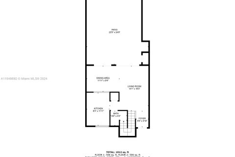 Touwnhouse à louer à Miami, Floride: 2 chambres, 93.92 m2 № 1332713 - photo 28