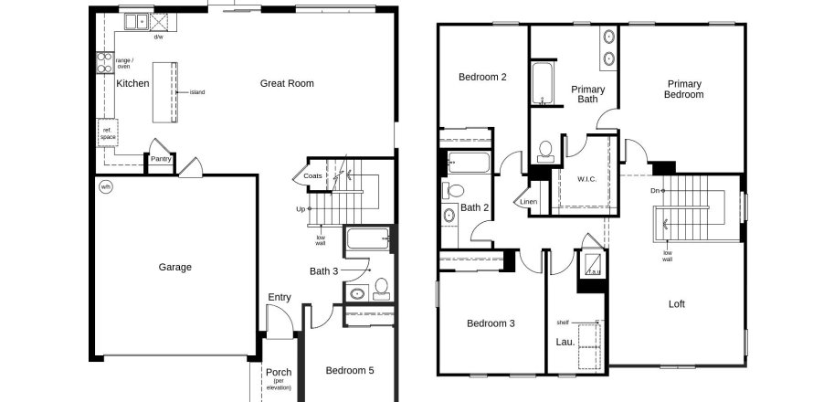 Townhouse floor plan «941 Alvanley Ct» in Bellaviva I at Westside