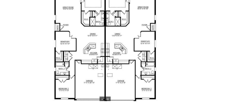 Планировка виллы или дома «House» 3 спальни в ЖК Star Farms at Lakewood Ranch - Freedom