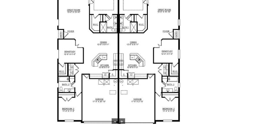 Планировка виллы или дома «House» 3 спальни в ЖК Star Farms at Lakewood Ranch - Freedom