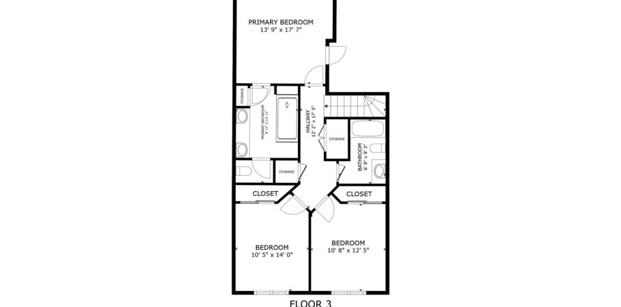 Adosado en Palm Beach Gardens, Florida 3 dormitorios, 209.22 m2 № 1207323