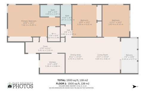 Condominio en venta en Pompano Beach, Florida, 3 dormitorios, 139.35 m2 № 1081647 - foto 1