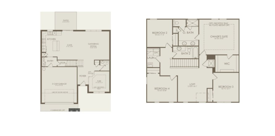 House floor plan «House», 4 bedrooms in Canopy Terrace