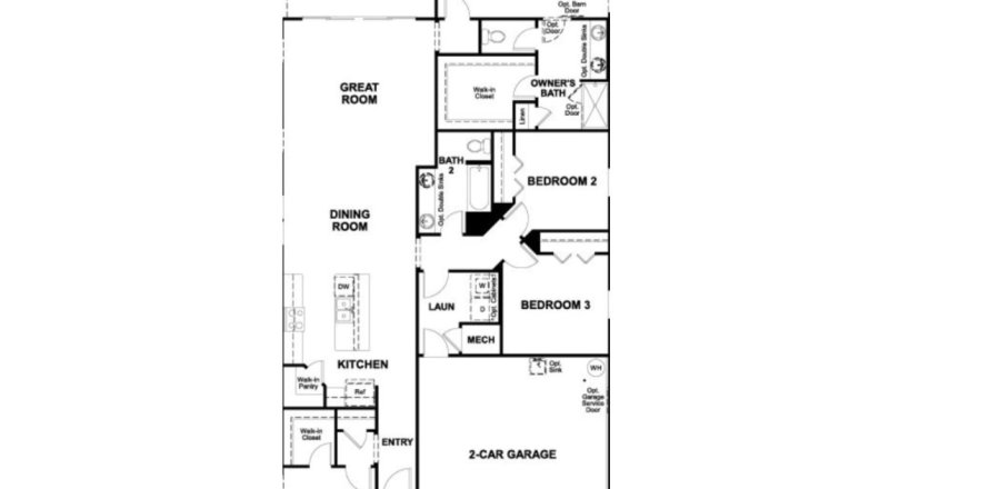 House floor plan «House», 4 bedrooms in Laurel Oaks