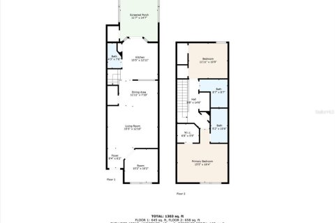 Townhouse in Fish Hawk, Florida 2 bedrooms, 128.48 sq.m. № 1386961 - photo 30