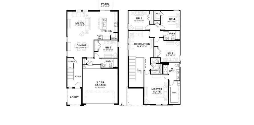 Casa en Pasadena Point en Wesley Chapel, Florida 5 dormitorios, 230 m2 № 528721