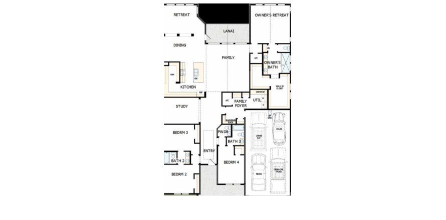 House in Oak Grove at Silverleaf 70’ in Saint Augustine, Florida 4 bedrooms, 296 sq.m. № 511894