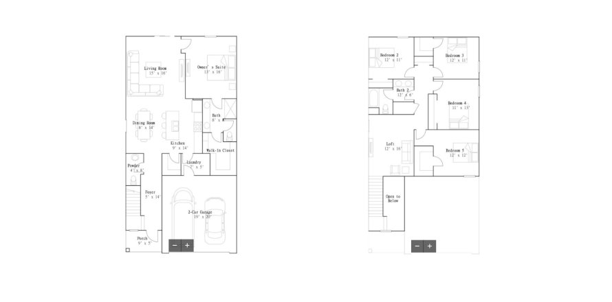 House floor plan «House», 5 bedrooms in Preserve at LPGA - Legacy Collection