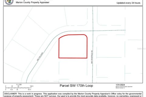 Terreno en venta en Ocala, Florida № 984668 - foto 1