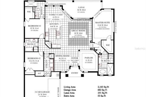 Купить виллу или дом в Деланд, Флорида 7 комнат, 200.95м2, № 1313888 - фото 3