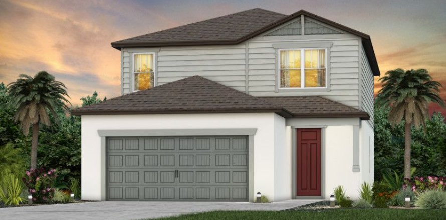 House in Arden Preserve by Pulte Homes in Land O' Lakes, Florida 4 bedrooms, 205 sq.m. № 412579