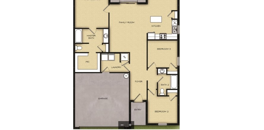 Casa en Deltona DeLand en DeLand, Florida 3 dormitorios, 130 m2 № 608900