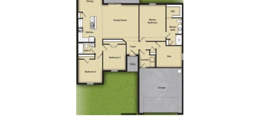 Property floor plan «House», 3 bedrooms in Deltona DeLand
