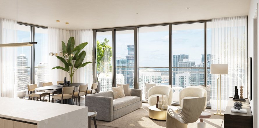 Penthouse in Lofty Brickell in Miami, Florida 3 bedrooms, 211.1 sq.m. № 700869