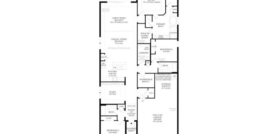 Планировка объекта «House» 3 спальни в ЖК Regency at Avenir - Palms Collection