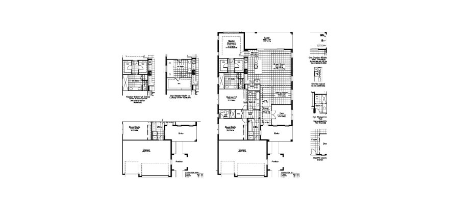 House floor plan «House», 3 bedrooms in The Alcove at Waterside