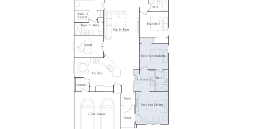 House floor plan «834 TURNER LANE», 4 rooms in Inman Groves