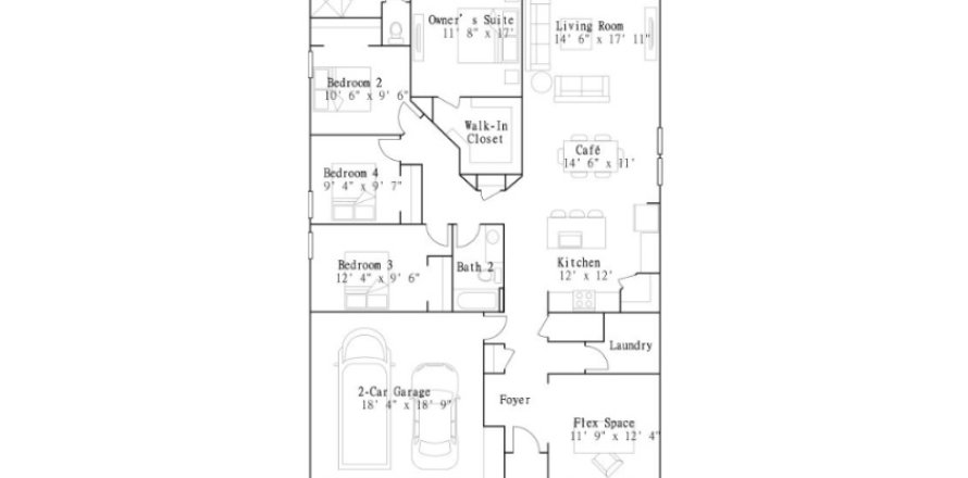 House floor plan «House», 4 bedrooms in Wexford Reserve - Wexford Reserve 50S