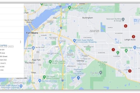 Купить земельный участок в Лихай-Эйкерс, Флорида № 866222 - фото 1