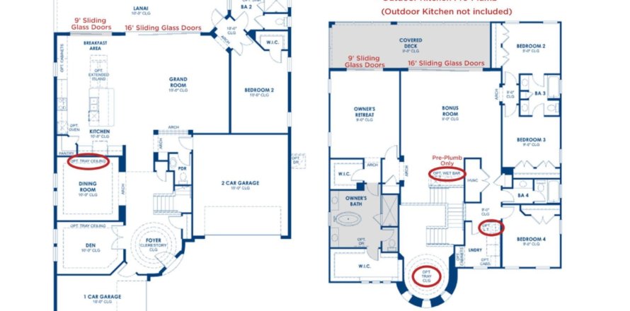 Development floor plan «House», 5 bedrooms in The Sanctuary by WestBay