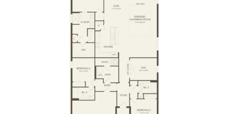 House floor plan «House», 3 bedrooms in Valri Forest
