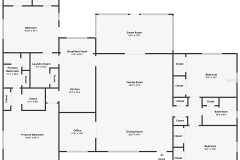 Купить виллу или дом в Плант-Сити, Флорида 8 комнат, 282.24м2, № 1347160 - фото 6