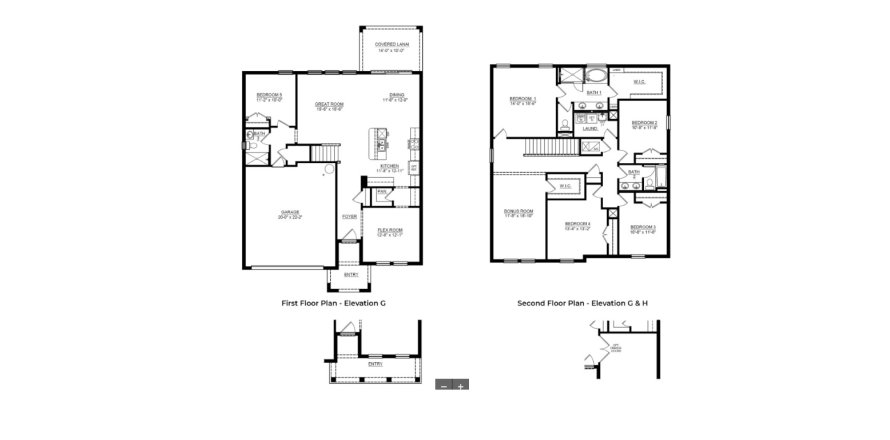 Планировка виллы или дома «House» 5 спален в ЖК Evergreen & Evergreen Estates