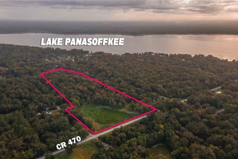 Terreno en venta en Lake Panasoffkee, Florida № 1336386 - foto 1