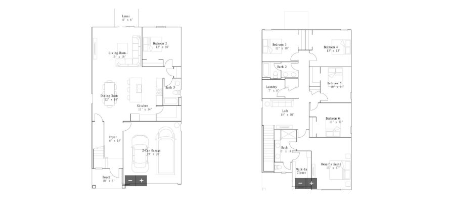 House floor plan «House», 6 bedrooms in Preserve at LPGA - Legacy Collection