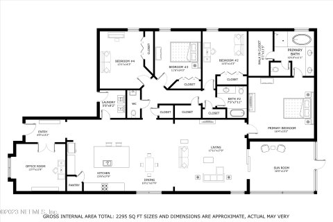 Casa en venta en St. Johns, Florida, 4 dormitorios, 214.23 m2 № 771599 - foto 3