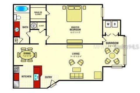 Condominio en alquiler en Orlando, Florida, 1 dormitorio, 66.05 m2 № 1358328 - foto 18