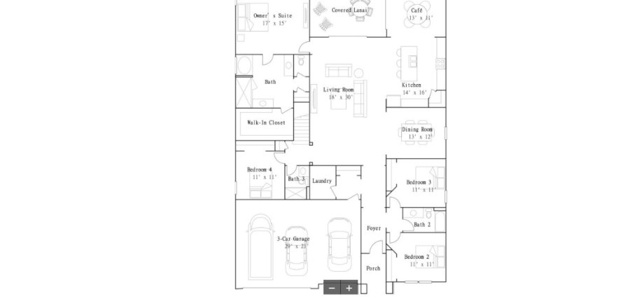 House floor plan «4BR-3», 4 bedrooms in SilverLeaf - Silver Landing 63s