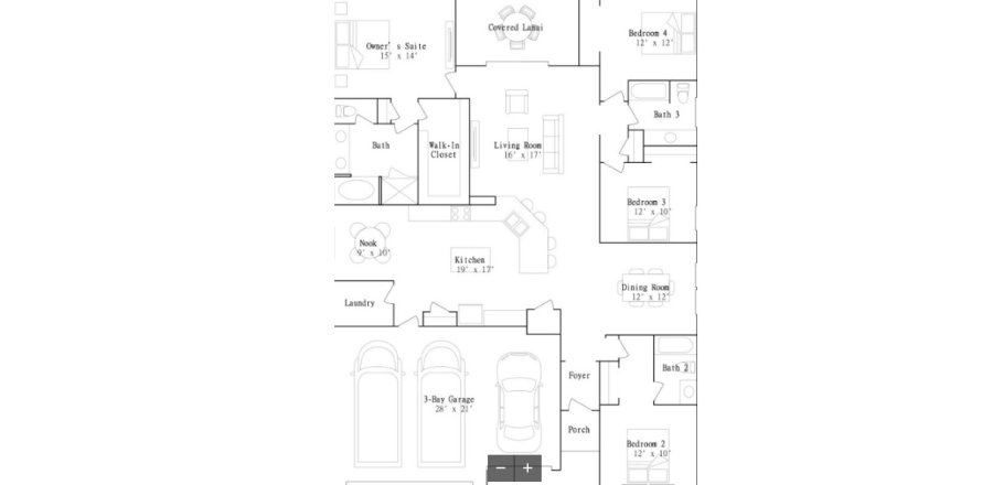 House floor plan «4BR-2», 4 bedrooms in SilverLeaf - Silver Landing 63s