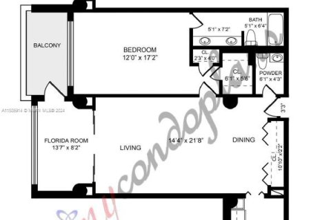 Condominio en venta en Miami Beach, Florida, 1 dormitorio, 91.23 m2 № 1189274 - foto 23