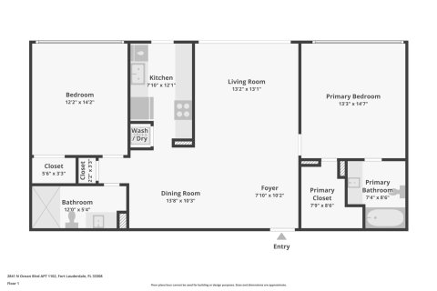 Condo in Fort Lauderdale, Florida, 2 bedrooms  № 1127917 - photo 20