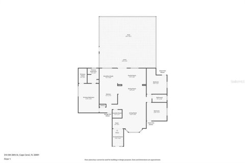 Купить виллу или дом в Кейп-Корал, Флорида 3 комнаты, 168.9м2, № 1107968 - фото 18