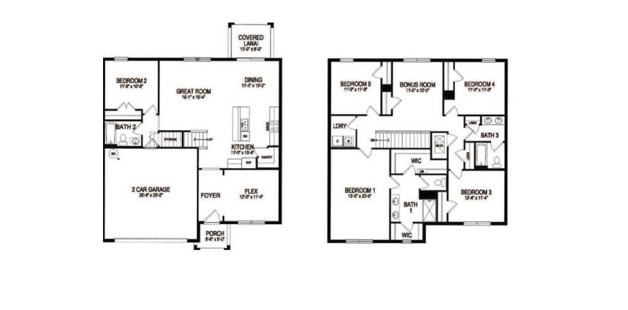 House floor plan «House», 5 bedrooms in Star Farms at Lakewood Ranch - Express Modern