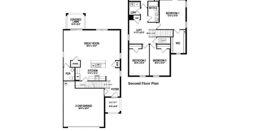 House floor plan «House», 4 bedrooms in Star Farms at Lakewood Ranch - Express Modern