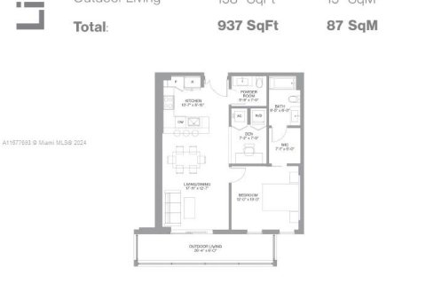 Copropriété à vendre à Sunrise, Floride: 1 chambre, 65.22 m2 № 1404596 - photo 2