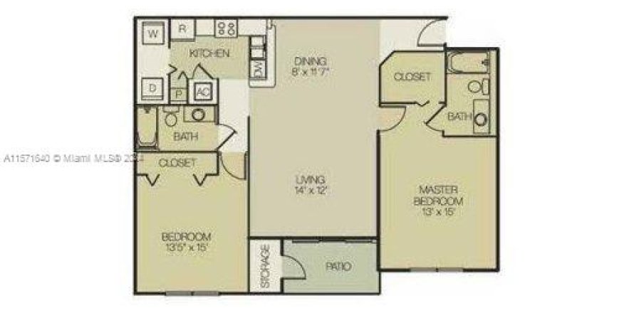 Condo in Coconut Creek, Florida, 2 bedrooms  № 1128521