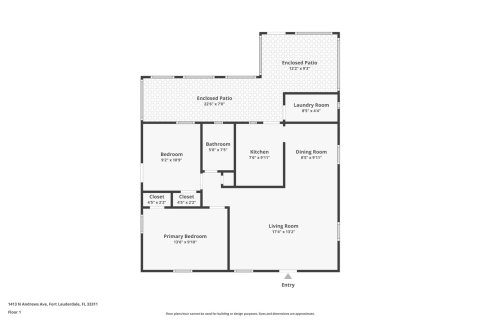 House in Fort Lauderdale, Florida 2 bedrooms, 80.82 sq.m. № 1221463 - photo 1